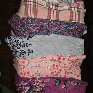 Floral and Striped Women's Tops Collection